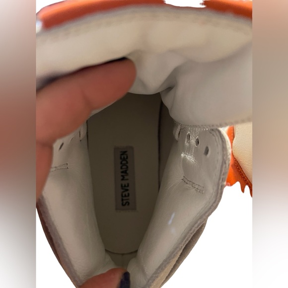 🌼💚💚NEW STEVEN MADDEN  Womens Bizzy Athletic and Training Shoes White.NO BOX - Picture 8 of 11